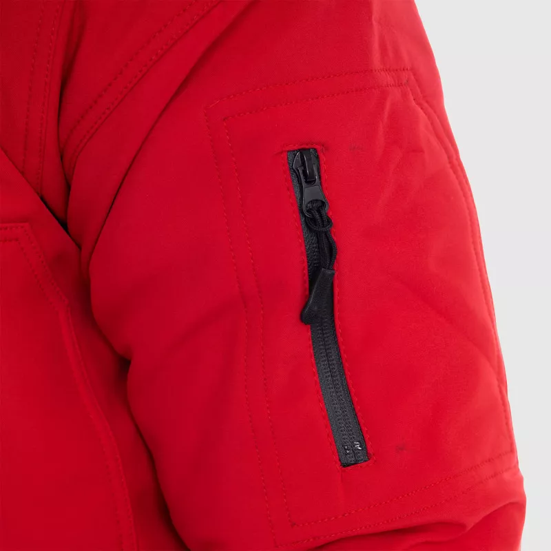 Pánska Softshellová bunda Iron Aesthetics, červená-15