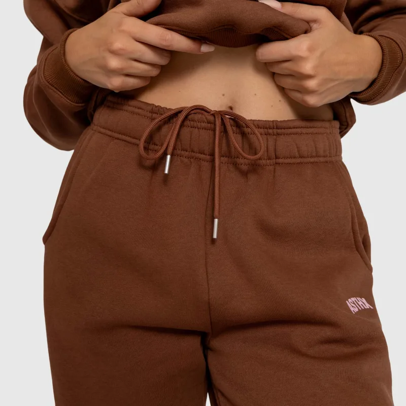 Dámska tepláková súprava Iron Aesthetics Fitness Club, hnedá-13