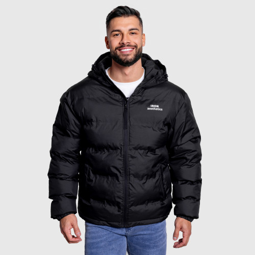 Pánska bunda Iron Aesthetics Zenit Puffer, čierna