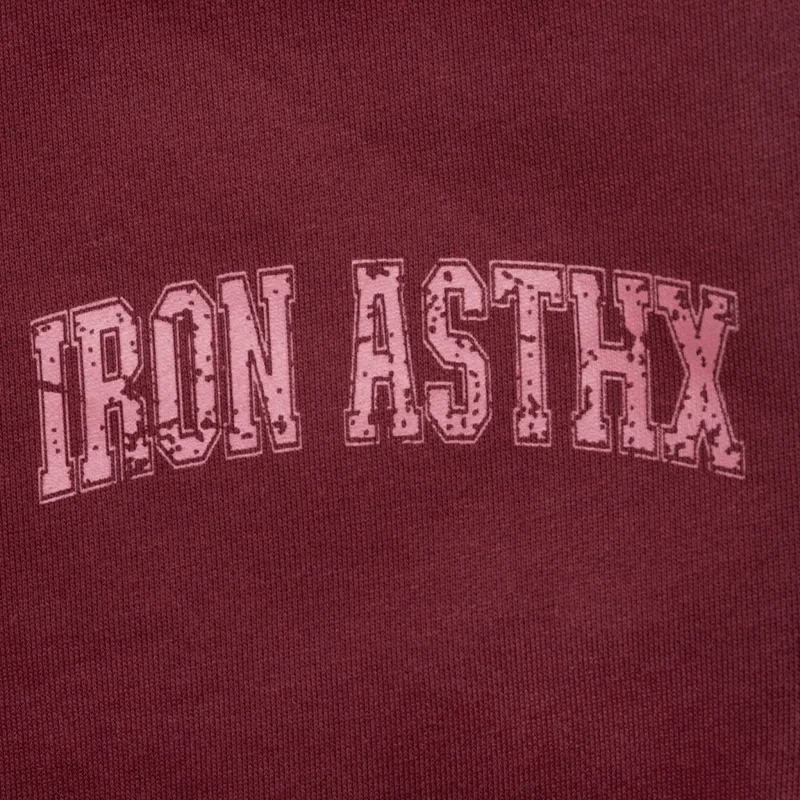 Pánske tepláky Iron Aesthetics X-Society, bordové-8