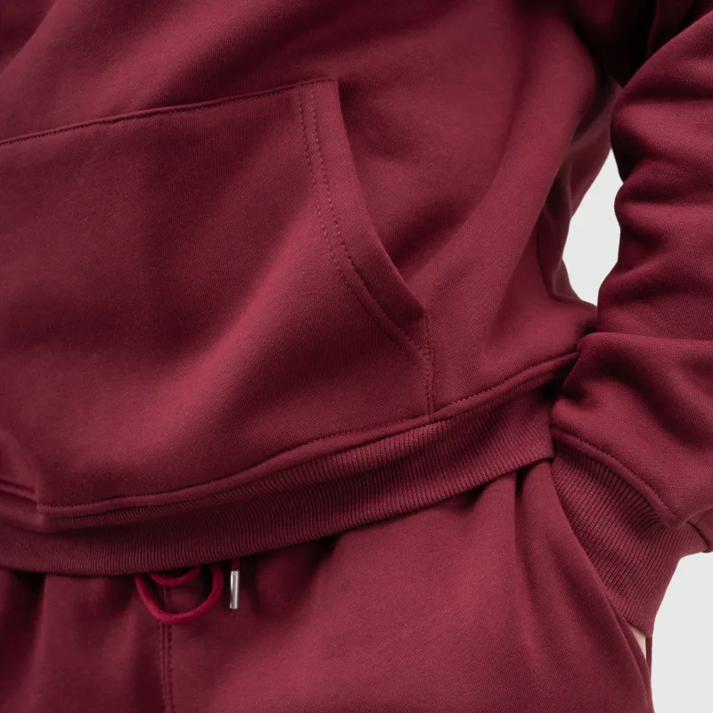 Pánska tepláková súprava Iron Aesthetics X-Society, bordová-16