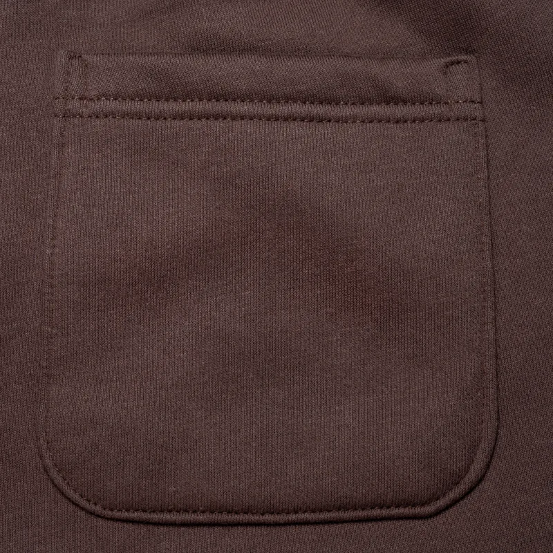 Pánske tepláky Iron Aesthetics X-Society, hnedé-6