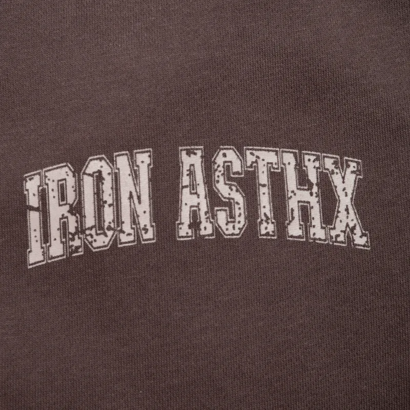 Pánske tepláky Iron Aesthetics X-Society, hnedé-7