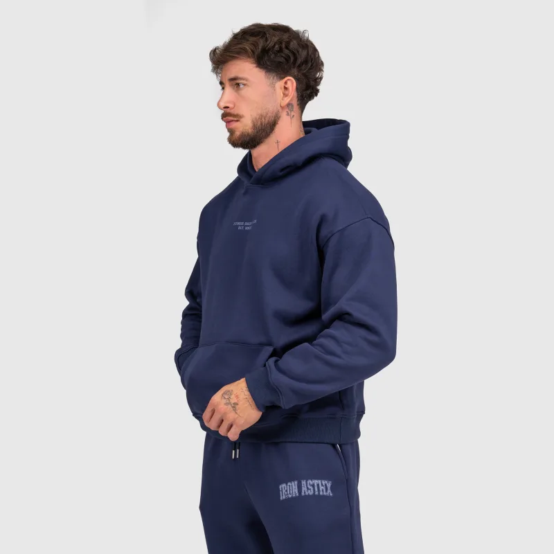 Pánska tepláková súprava Iron Aesthetics X-Society, navy-6