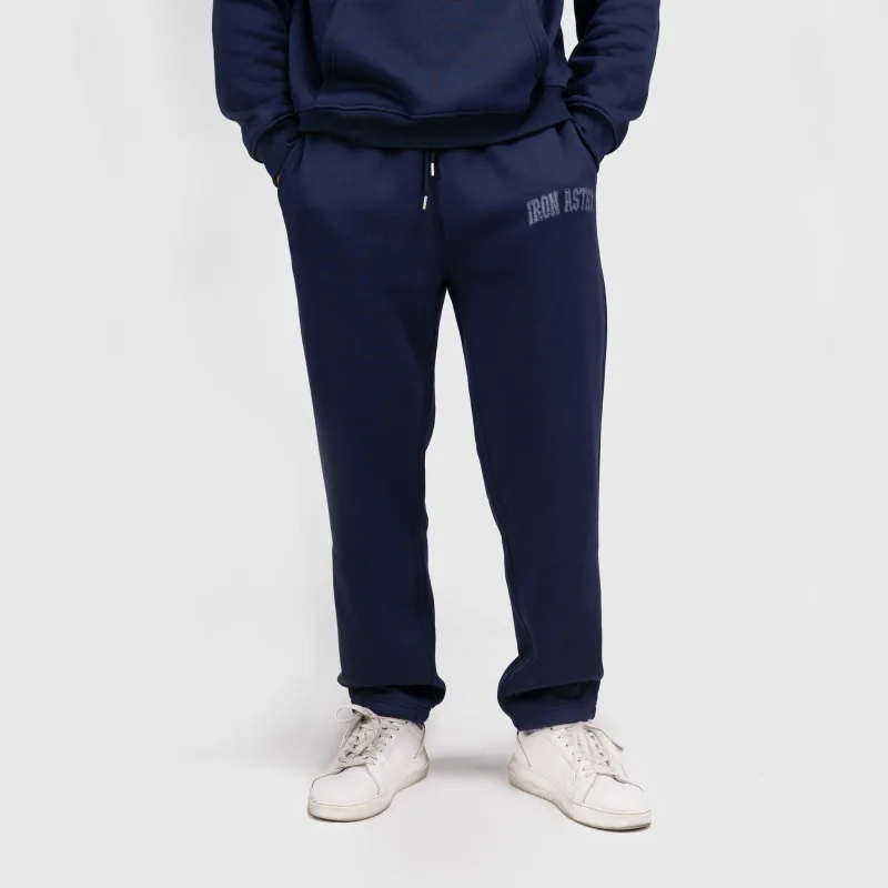 Pánske tepláky Iron Aesthetics X-Society, navy-1