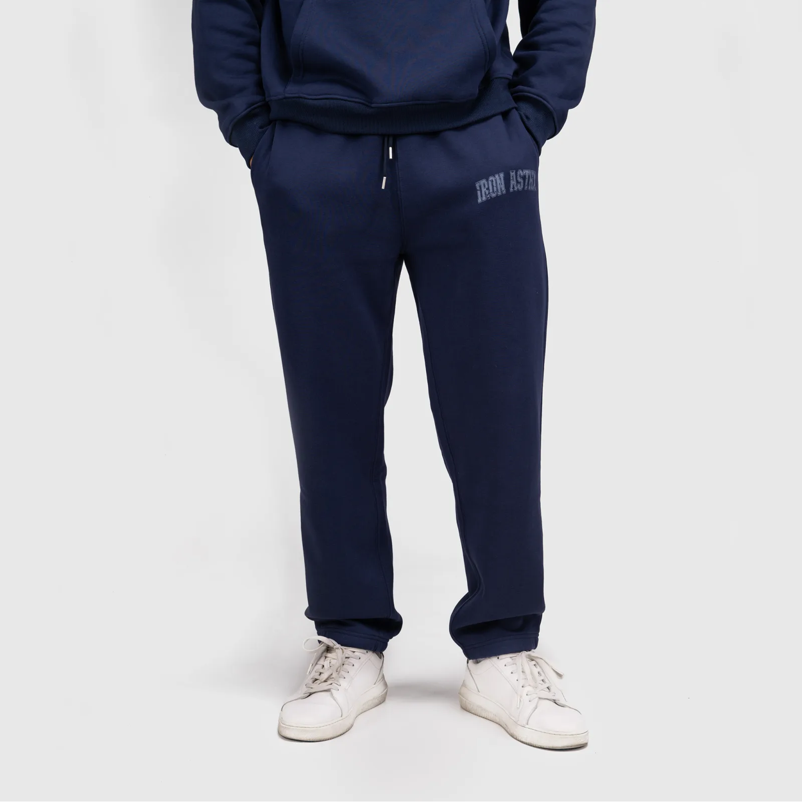 Pánske tepláky Iron Aesthetics X-Society, navy-1