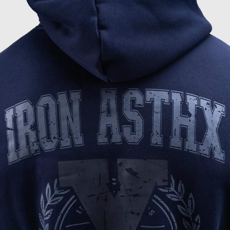 Pánska mikina Iron Aesthetics X-Society, navy-6