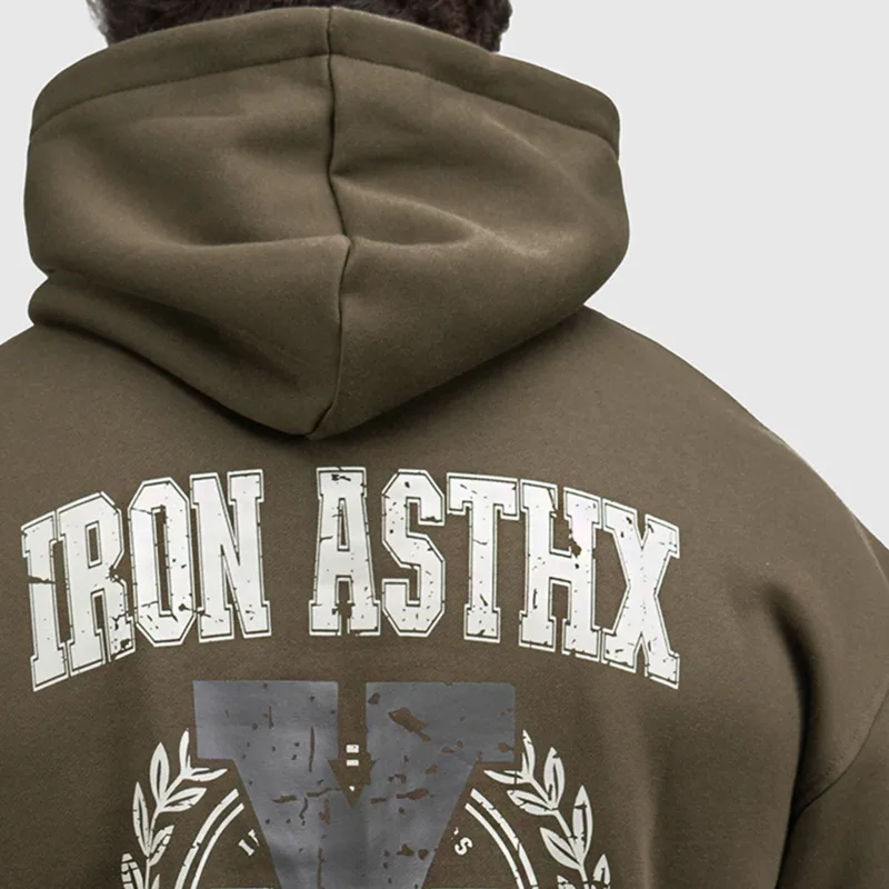 Pánska tepláková súprava Iron Aesthetics X-Society, zelená-10