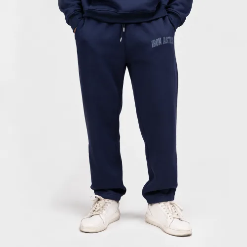 Pánske tepláky Iron Aesthetics X-Society, navy