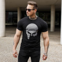 Ultrasoft tričko Iron Aesthetics Skull, čierne