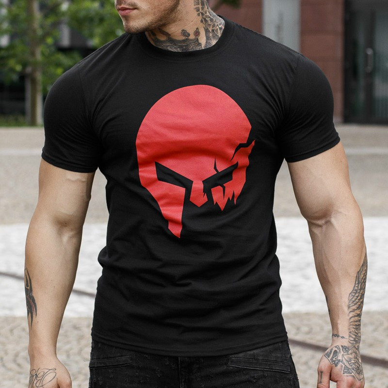 Levně Ultrasoft tričko Iron Aesthetics Skull, B&R