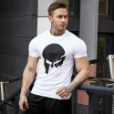 Ultrasoft tričko Iron Aesthetics Skull, biele