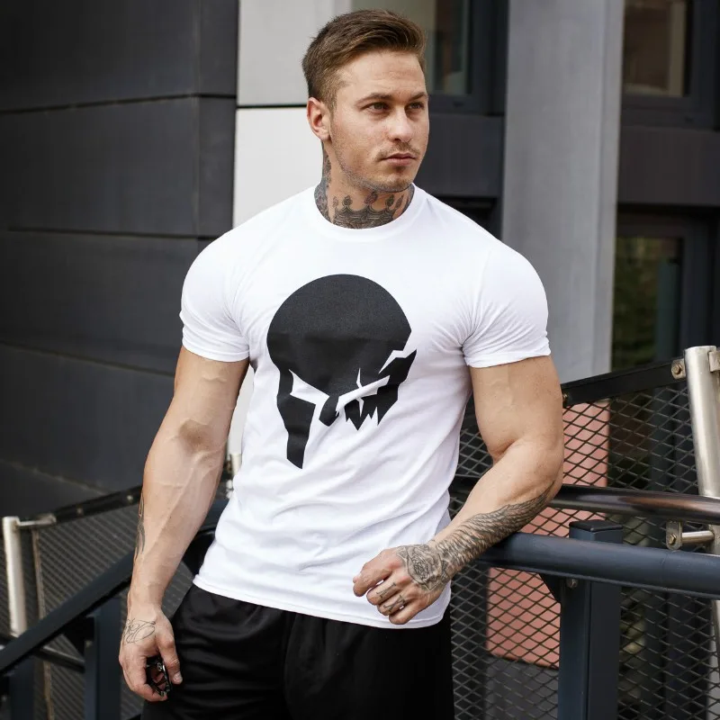 Ultrasoft tričko Iron Aesthetics Skull, biele-1