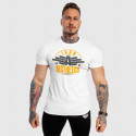 Pánske fitness tričko Iron Aesthetics Force, biele