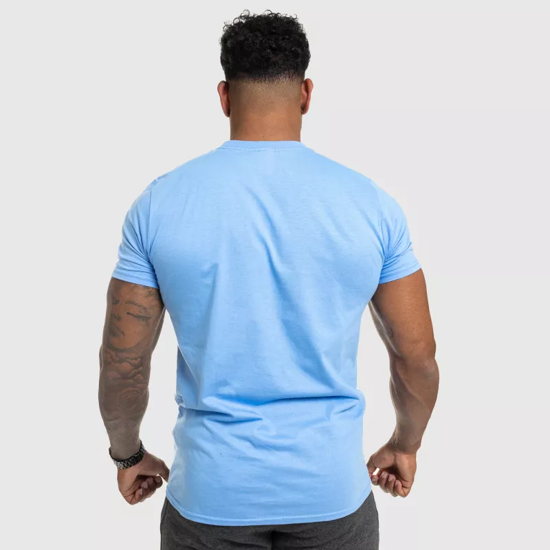 Pánske fitness tričko IRON, modré-4