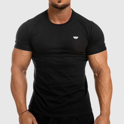Pánske fitness tričko Iron Aesthetics Standard, čierne