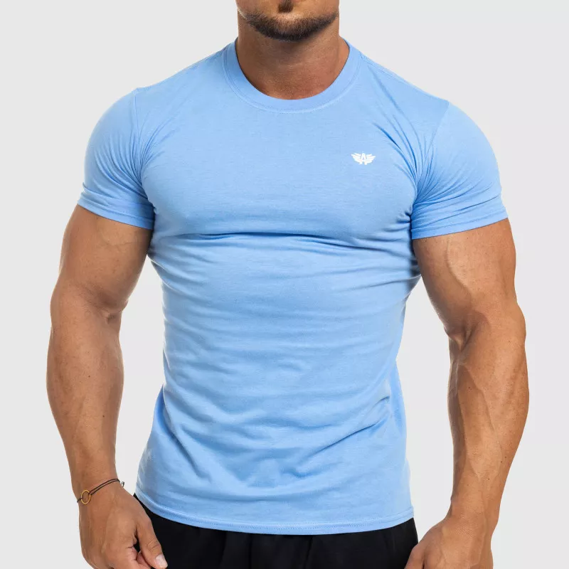 Pánske fitness tričko Iron Aesthetics Standard, modré-1