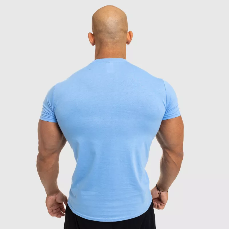 Pánske fitness tričko Iron Aesthetics Standard, modré-5