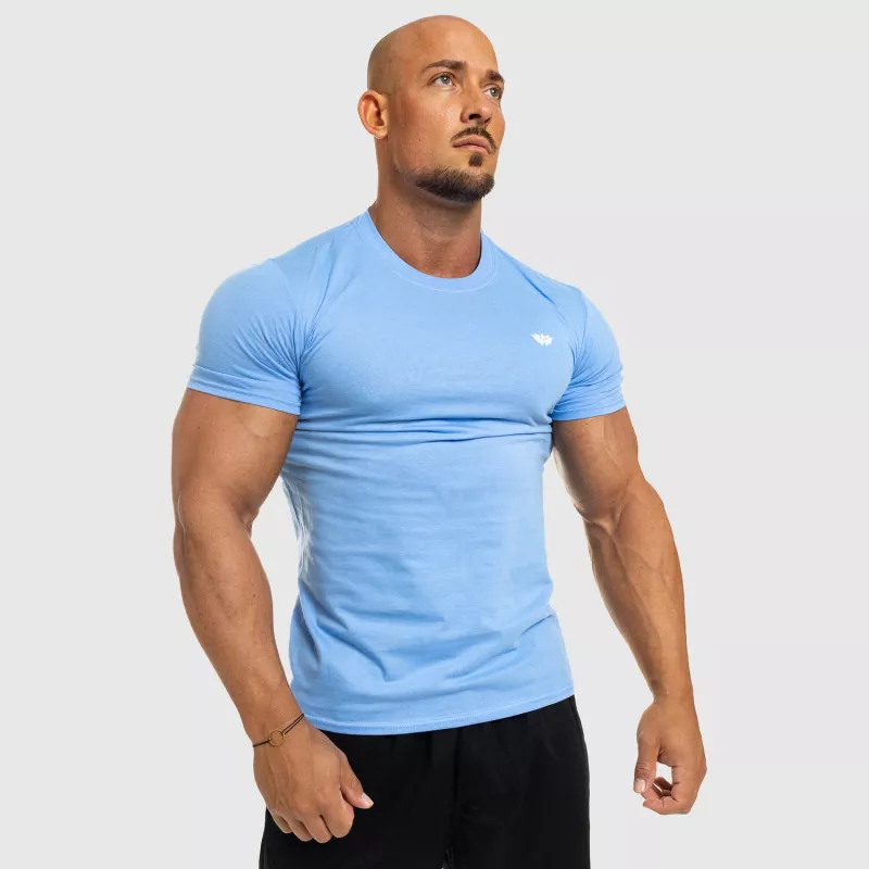Pánske fitness tričko Iron Aesthetics Standard, modré-3