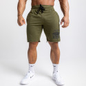 Pánske teplákové kraťasy Iron Aesthetics Force, vojenská zelená