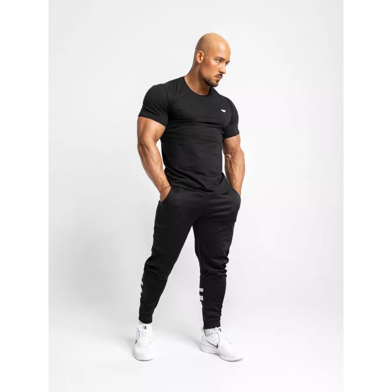 Jogger tepláky Iron Aesthetics Boxed, čierne-11