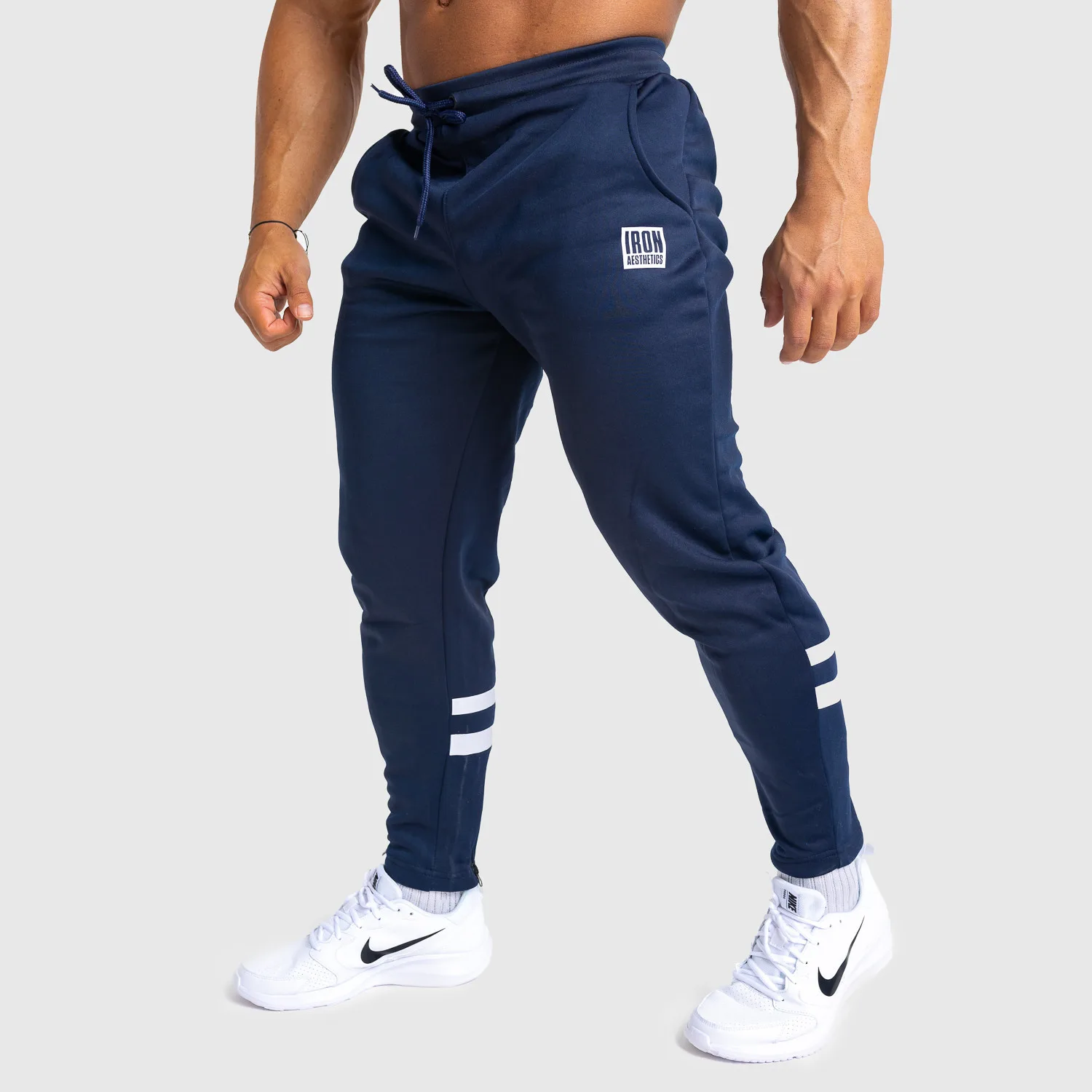 Jogger tepláky Iron Aesthetics Boxed, navy-1