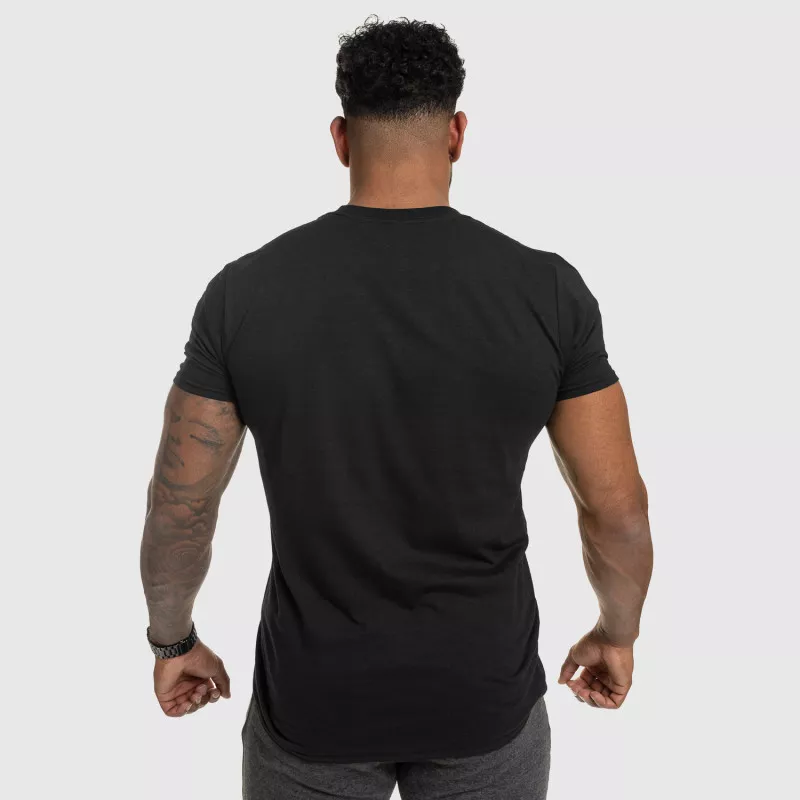 Pánske fitness tričko IRON, čierne-4