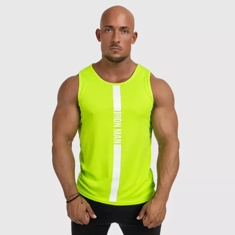 Pánske fitness TIELKO Iron Aesthetics Iron Man, Neon Green-3