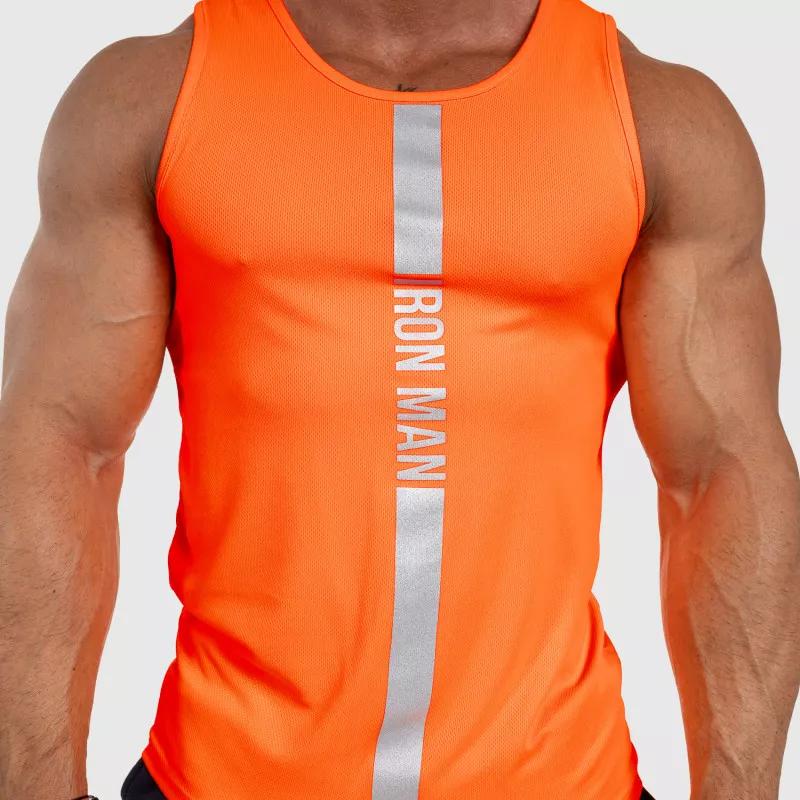 Pánske fitness TIELKO Iron Aesthetics Iron Man, Neon Orange-5