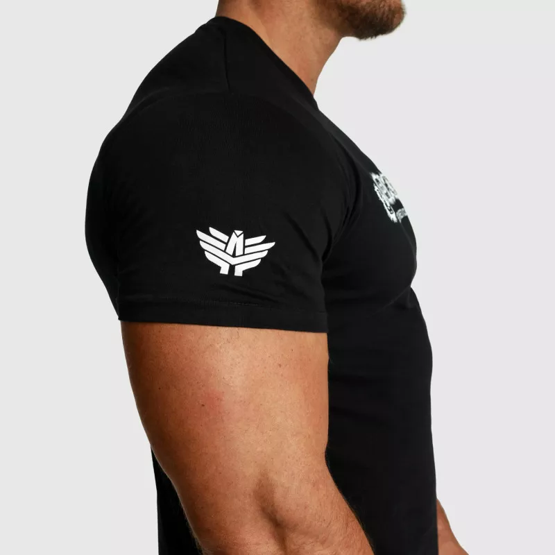 Pánske fitness tričko Iron Aesthetics Unbroken, čierne-6