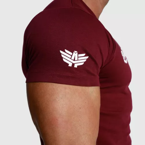 Pánske fitness tričko Unbroken, bordové