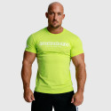 Pánske fitness tričko Iron Aesthetics Unbroken, limetkové