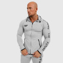 Fitness mikina so zipsom Iron Aesthetics Beyond the future, sivá