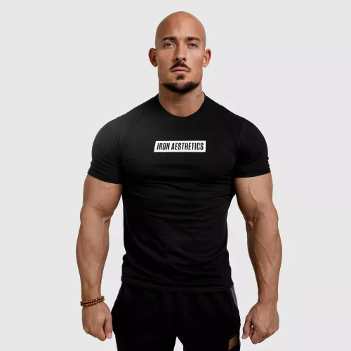 Pánske fitness tričko Boxed, čierne