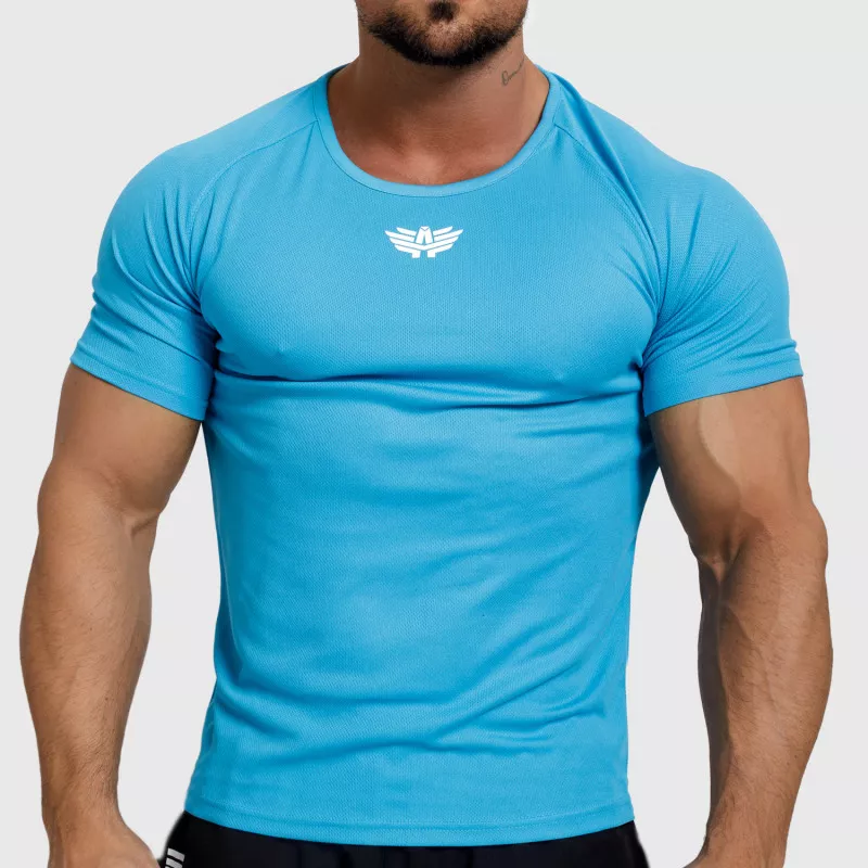 Pánske funkčné tričko Iron Aesthetics Performance, aqua modré-1