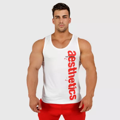 Pánske fitness tielko Cross, biele