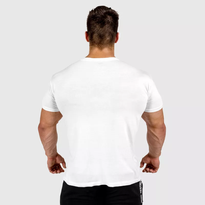 Pánske fitness tričko Iron Aesthetics Shades, biele-6