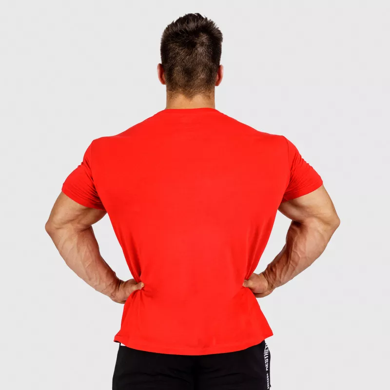 Pánske fitness tričko Iron Aesthetics Shades, červené-4