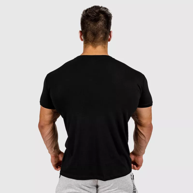 Pánske fitness tričko Iron Aesthetics Shades, čierne-5