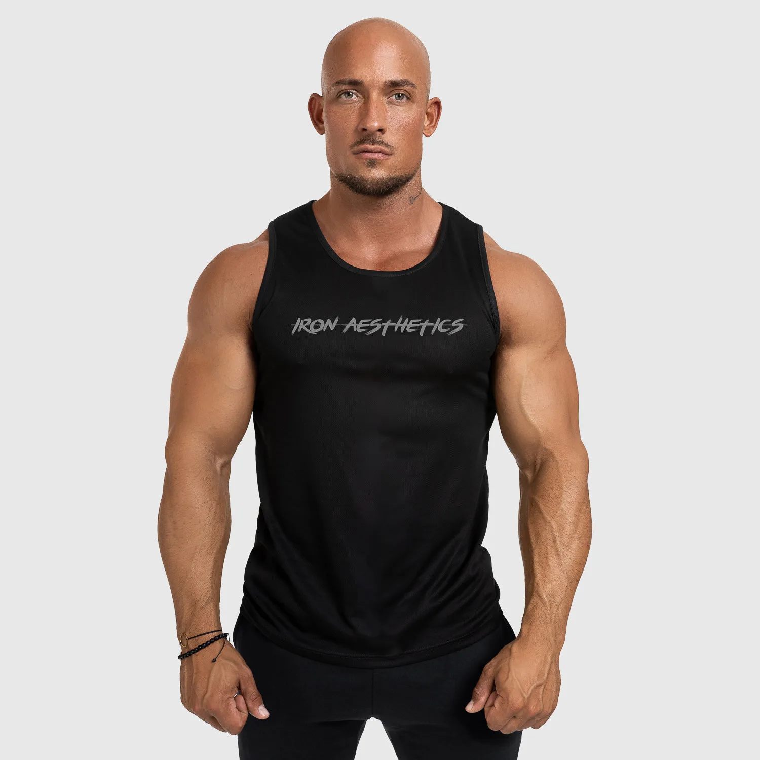 Pánske funkčné tielko Iron Aesthetics Sporty, čierne-1
