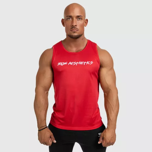 Pánske funkčné tielko Iron Aesthetics Sporty, červené