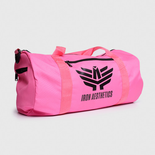 Športová taška Iron Aesthetics Duffle, ružová