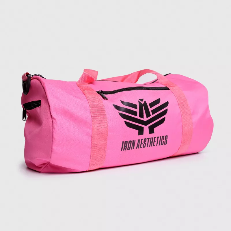 Športová taška Iron Aesthetics Duffle, ružová-1