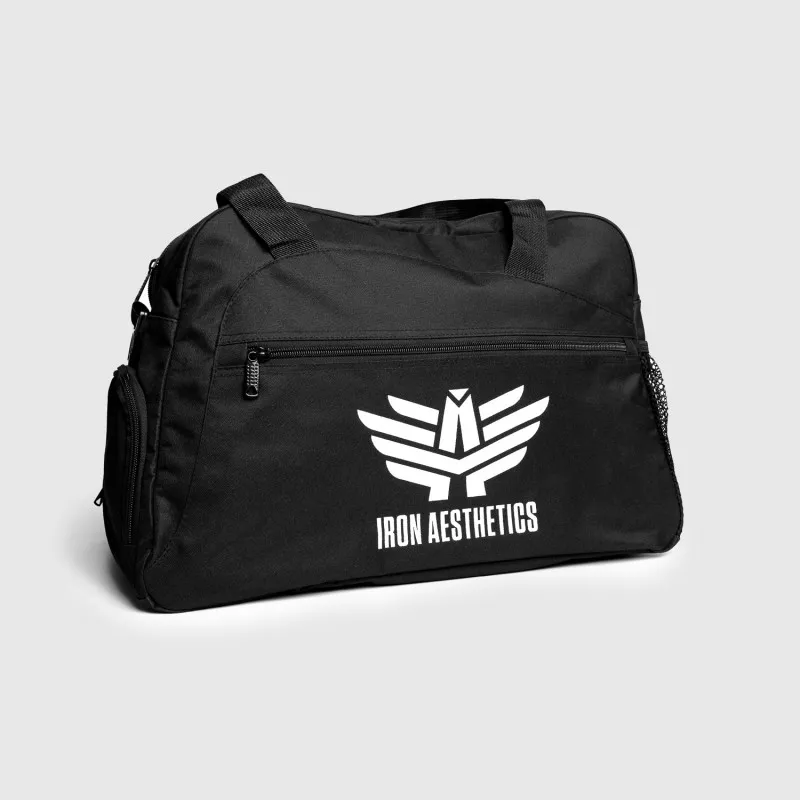 Športová taška Iron Aesthetics Gym, čierna-4
