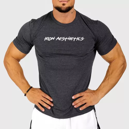 Pánske športové tričko Iron Aesthetics Sporty, tmavosivé