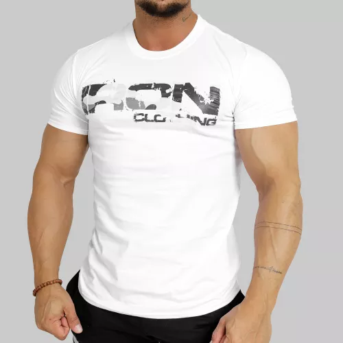 UltraSoft tričko Iron Camo Style, biele