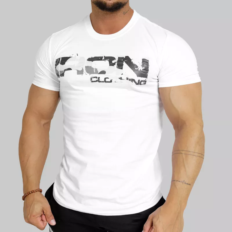 UltraSoft tričko Iron Camo Style, biele-1