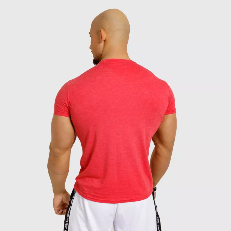 Pánske tričko Iron Aesthetics V-neck, červené-6