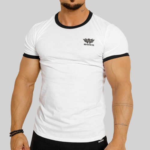 Pánske športové tričko Iron Aesthetics Ring, biele