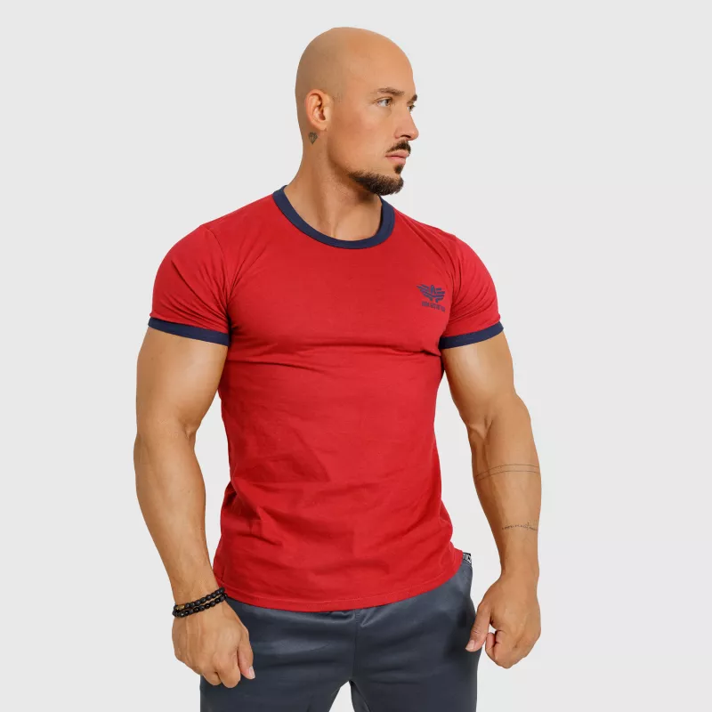Pánske športové tričko Iron Aesthetics Ring, červené-3